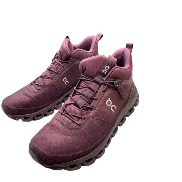 On Running Burgundy Athletic Shoes - Picture 9 of 13